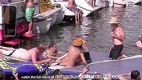 crazy girls drinking and partying in public