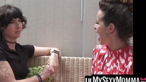 Amica Bentley DESTROYS her stepdaughter Kiki Helix with a STRAP ON
