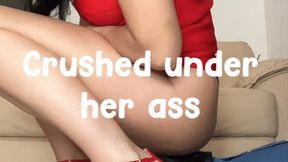 Crushed under her ass [HD]