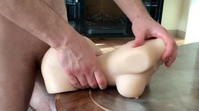 Sex Doll Gets Fucked Hard With Huge Cumshot On Ass And Back