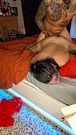 Morena tatuada girl takes my cock into her pussy