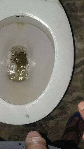 When I am got horny on bed play with cock and jerking off after possing..