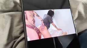 Slutty stepsis demands raw doggystyle anal&#x1F44C; bang after catching me jacking off!