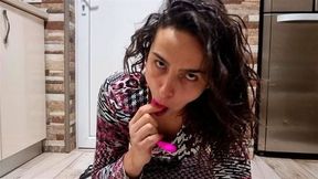 Whipping my ass, teasing pussy with the lush and finger tight ass