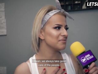 Dana Jayn Sucks and Fucks German Amateur in Front of Camera - LETSDOEIT