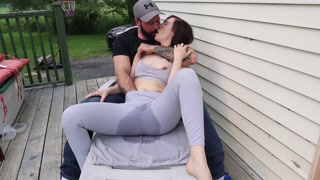 Squirting in public - Neighbours watching me SQUIRT