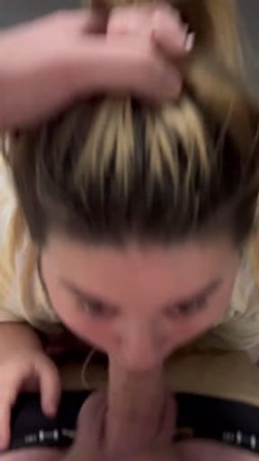 Fat slag can’t handle gag reflexes