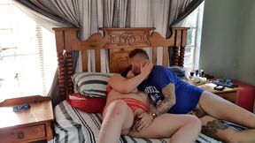 Welcomed My Husband Home with Wet Pussy and Throat