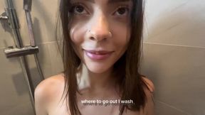 My Stepsister Didn't Let Me Take a Shower and We Had a Good Fuck.