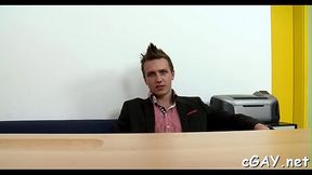 Smutty homo sex with hunks