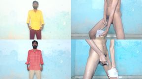 Rajesh Playboy 993 Two Pissing in the Jar Golden Shower Striptease Underwear Naked Nude