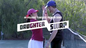 Sexy stepdaughter Tomi Taylor has to make up to stepdaddy for being late