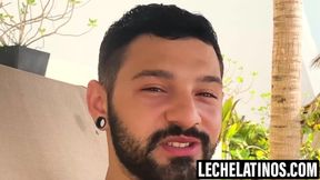 LecheLatinos.com - Igor Lucious' expert handjob harvesting my cum