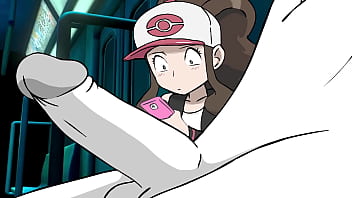 Public train fantasy - Hilda gets hardcore 3D rail