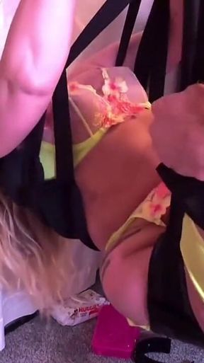 Getting Fucked in a Sex Swing