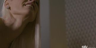Sexy blonde MILF takes BBC in her ass
