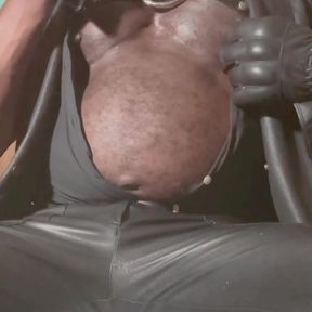 Intense Verbal Leather Muscle Titplay & Edging Bate