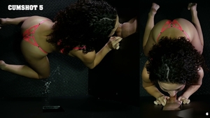 Gloryhole Secrets: POV Cum Swallowing with Satine