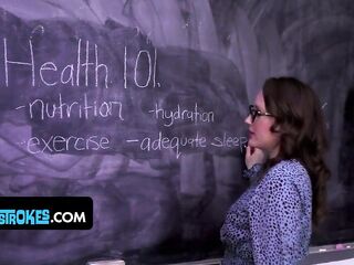 Can Your Class Pass the Large Titted Teacher's Fuckfest Test? That babe'll Educate U Anything That babe Knows