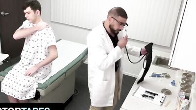 Cute teen is riding his doctor's hard piston in the hospital