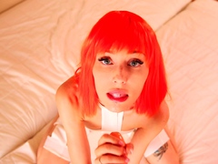 Masturbating loving babe solo toy plays with enthusiasm