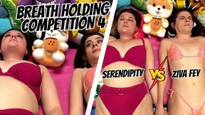 HD Ziva Fey - Breath Holding Competition 4 With Serendipity