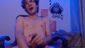 homo teenie Jacking From His Bedroom