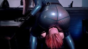 sexy lesbians video - latex fetish girls in rubber - kinky MILF and her step daughter