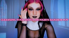 Cleansing Your Sinful Thoughts Handjob POV