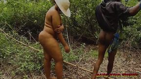 Farm babe gets fucked hard in public