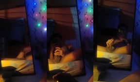 Cum gushing Pinoy twink strokes his thick cock raw and hard