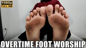 Overtime Foot Worship - Full HD 1080p - KingMarti