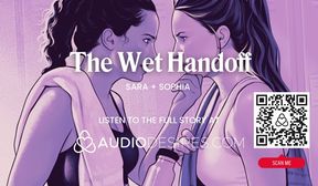 asmr audio porn lesbian rival eats your pussy in the locker room  shower sex