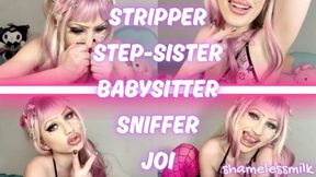 POV TABOO ROLEPLAY: BABYSITTER STEP-SISTER SNIFFER JOI