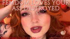 Femdom LOVES your Ass Destroyed (wmv)