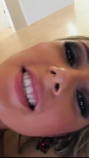 Blonde hairy pussy wants the cum