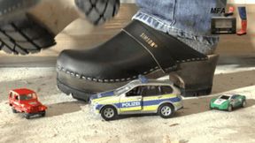 Cars under hard wooden Clogs 3 floor view