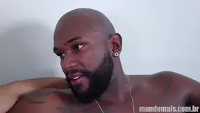 Teasing That Thick Ebony Cock Then Sucking It Deep – Wild Gay Blowbang