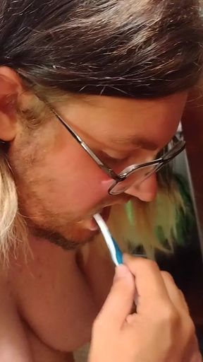 T4t Couple; Get It up in There; Toothbrushing Fetish Fanclub Video of the Month