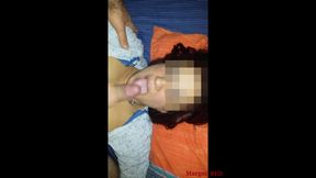 Cock in Mouth for Fun, After Long and Hard Blowjob I Finally Fill Her with Cum! Part 2