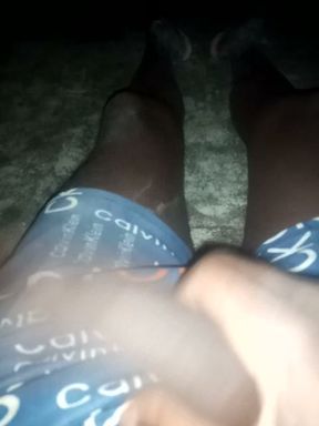 Tamil boy Fap on his black cock