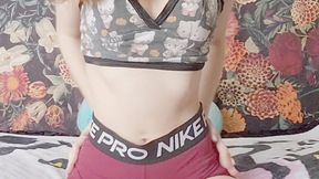 Nike Pro Athletic Shorts Try-On