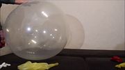 Riding and fucking clear balloons