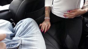 Pink slut suck my dick in car