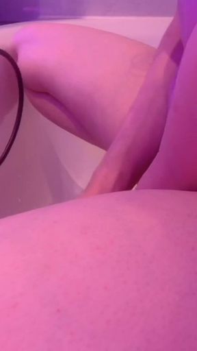 Endoscope POV Inflated Bladder - Pissing in the Bathub