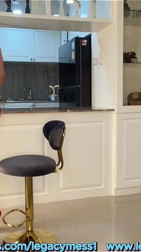 Behind the Scenes Mistress Dominates Her Bottom Big Ass Slave Boy Deep Anal with Hung Dick