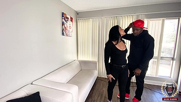 Inked Brunette Yolanda Yamz Gets Pounded And Jizzed By Rome Major!