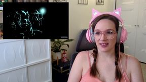 MILF gets balls deep in Bad Dragon dildo while gamer girl pigtails squirm