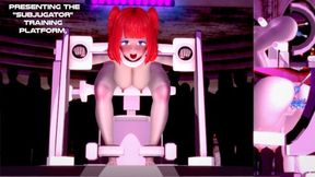 Bondage Hentai DP Squirting Machine