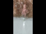 ginnagg cleans the floor with my wet pussy